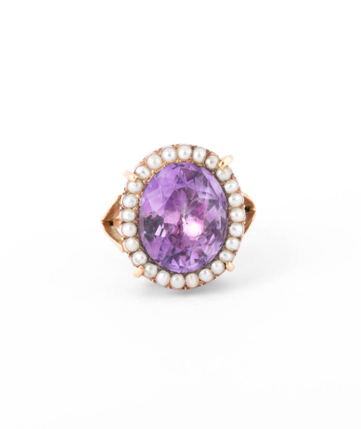 Caillou Paris - Bague ancienne Assia face