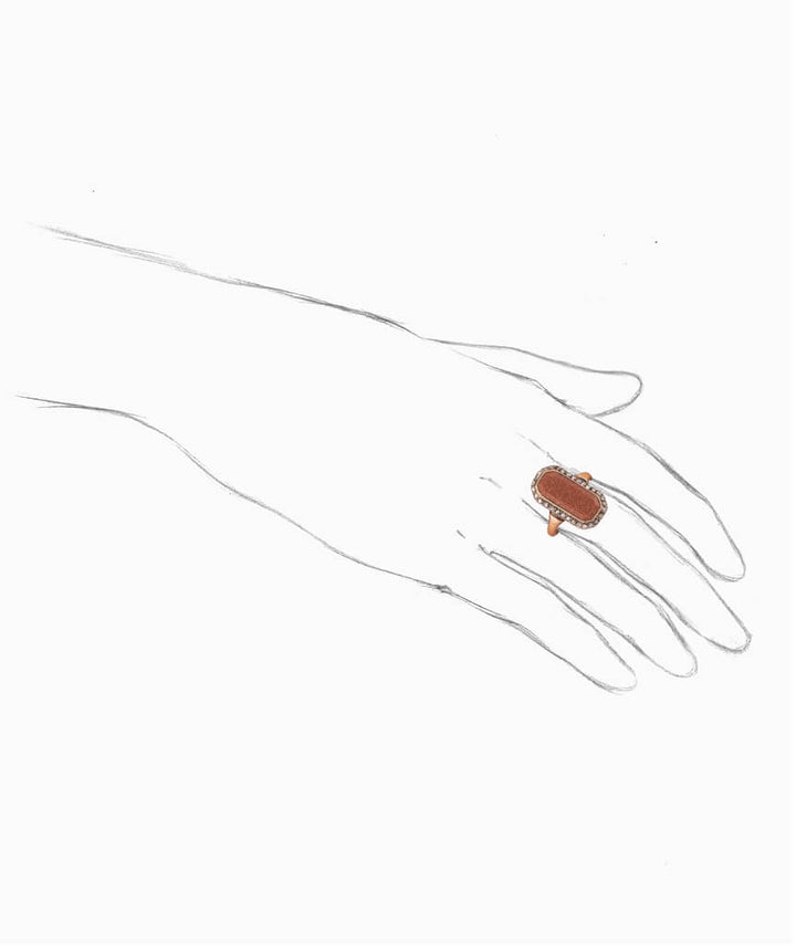 Bague ancienne or "Nahla"