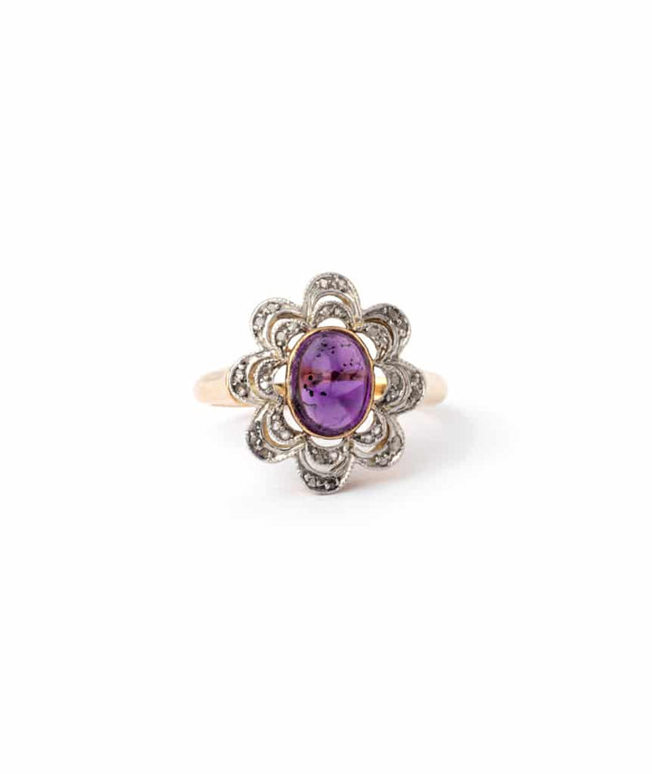 Caillou Paris - Bague ancienne améthyste "Iola"