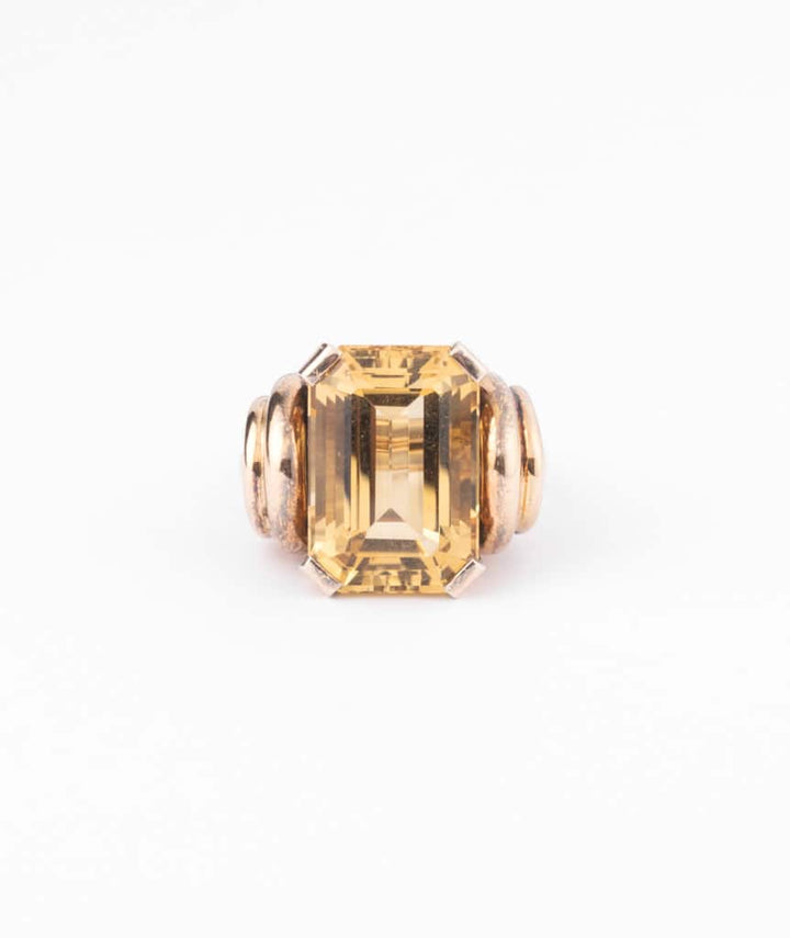 Bague ancienne citrine "Drisana"