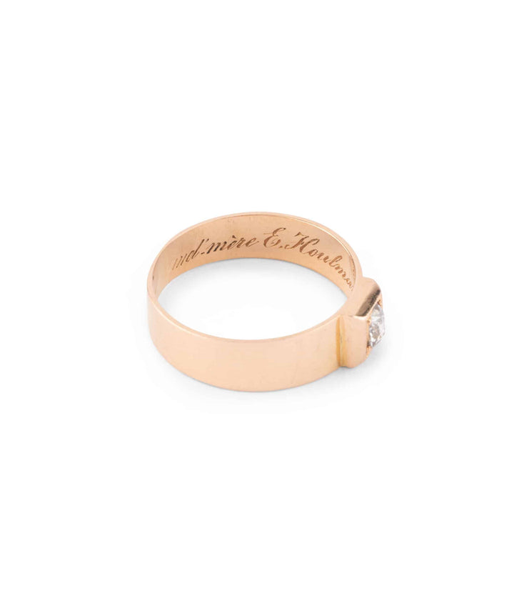 Caillou Paris Bague Ancienne Diamant Cesca Dedicace 5