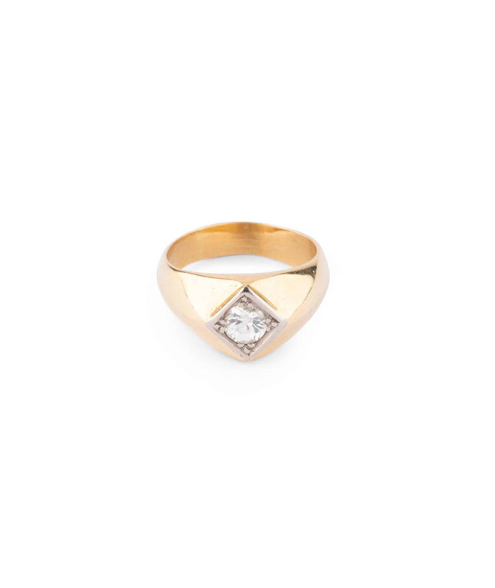 Caillou Paris Bague Ancienne Diamant Jussi