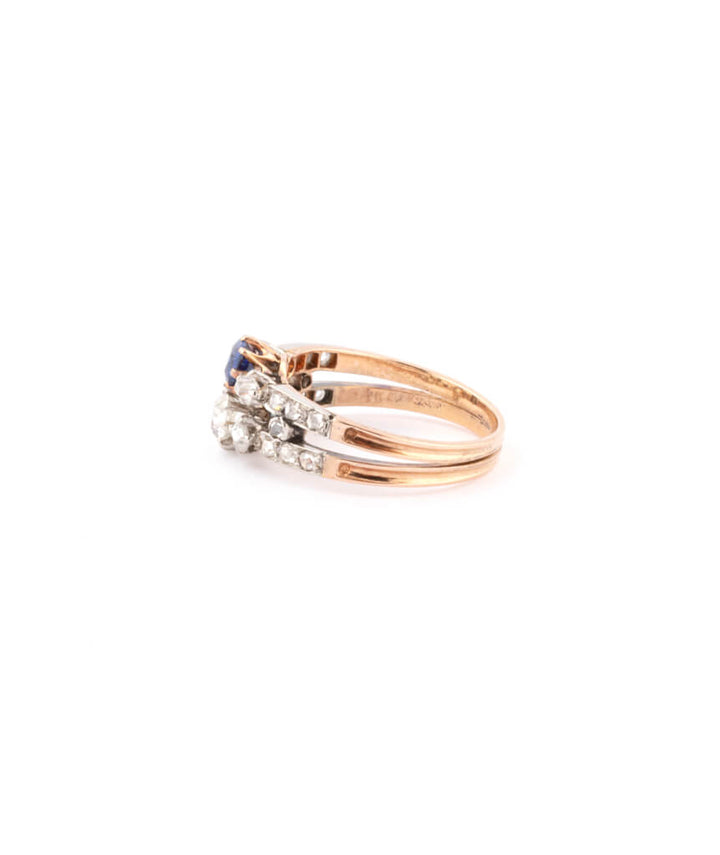 Caillou Paris Bague Ancienne Diamants %22polina%22 Gauche
