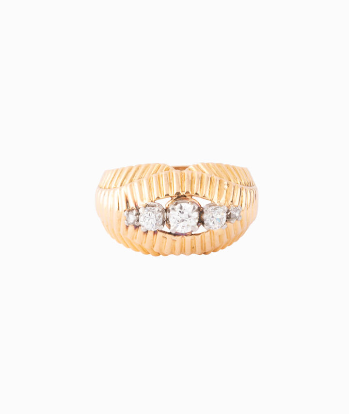 Caillou Paris - Bague ancienne diamants Bero