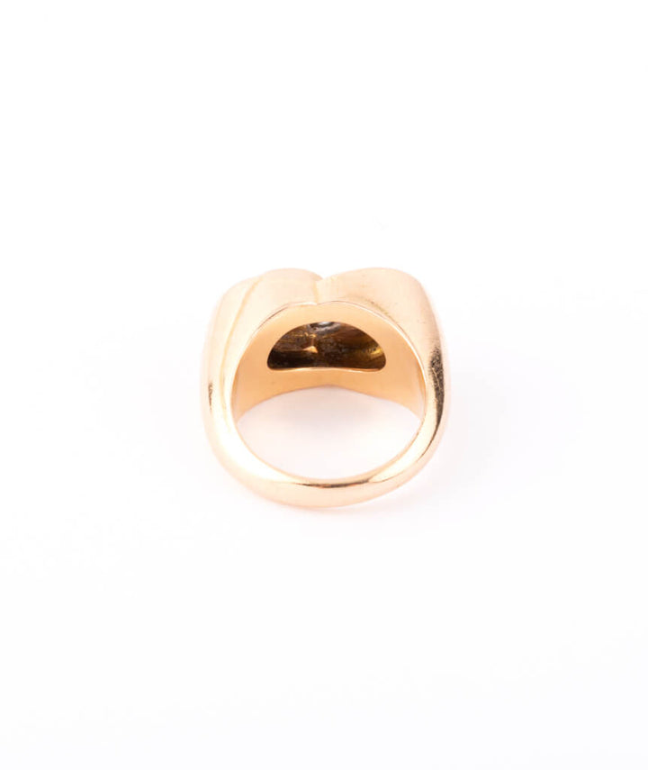 Caillou Paris - Bague ancienne diamants Chimea dos