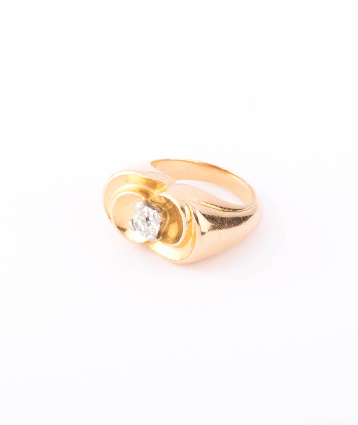 Caillou Paris - Bague ancienne diamants Chimea gauche