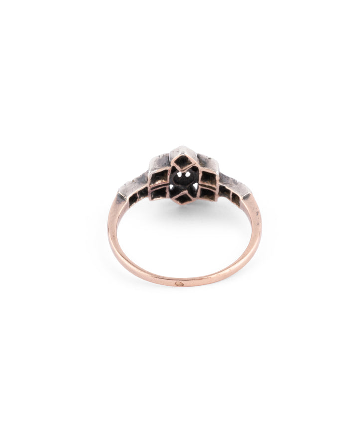 Caillou Paris Bague Ancienne Diamants Ingo Dos