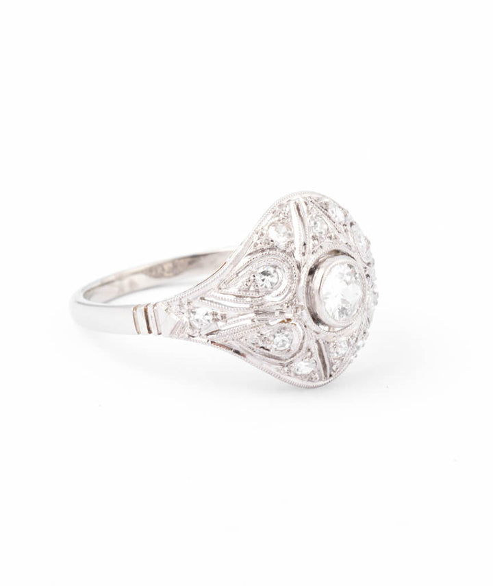 Bague ancienne diamants Inir droite