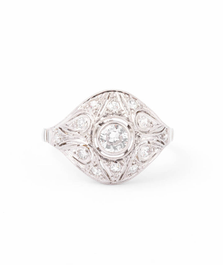 Bague ancienne diamants Inir