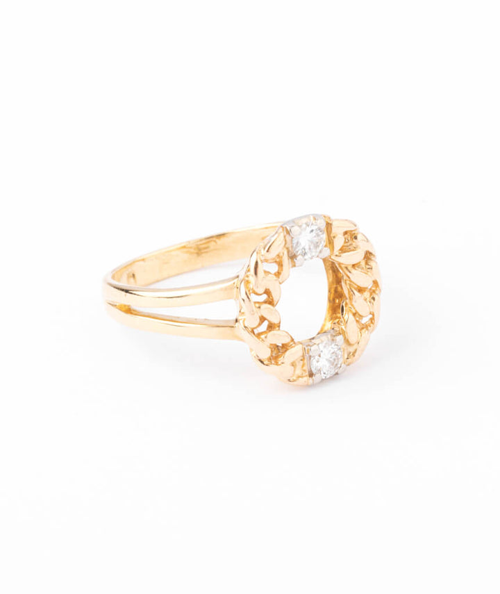 Bague ancienne diamants Kekipi droite