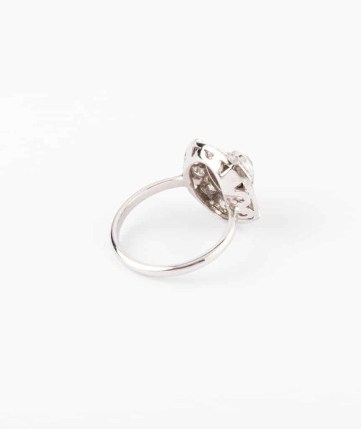 Caillou Paris - Bague ancienne diamants Lili profil droit