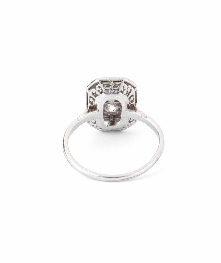 Caillou Paris - Bague ancienne diamants Paddy dos