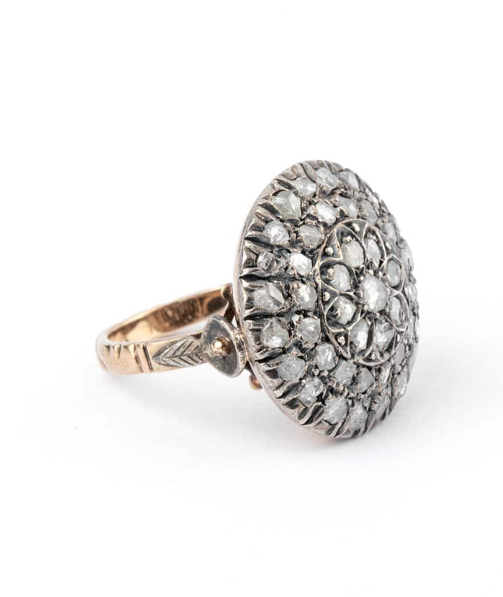 Caillou Paris - Bague ancienne diamants Rakal droite