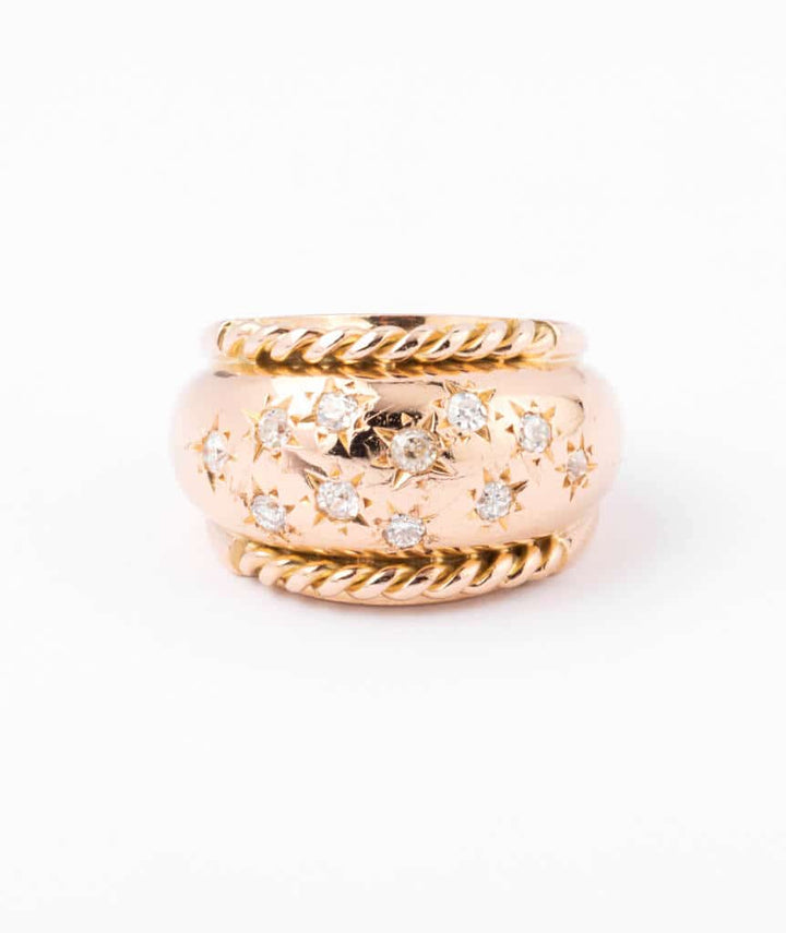 Bague dôme ancienne Virak