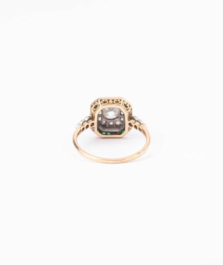 Bague Art déco diamants "Harita" dos