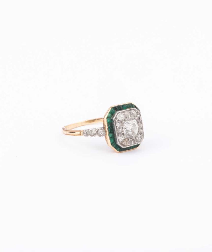 Bague Art déco diamants "Harita" droite