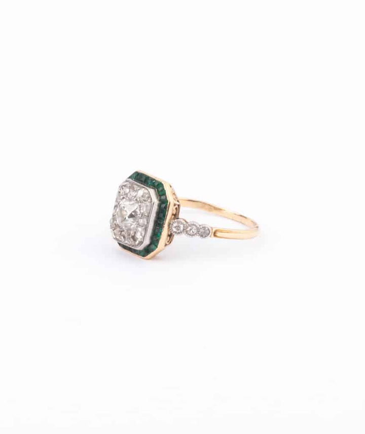 Bague Art déco diamants "Harita" gauche