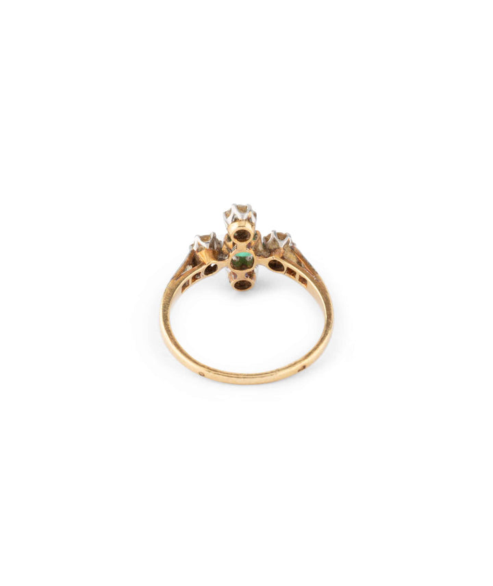 Caillou Paris Bague Ancienne Emeraude Mahdi Dos