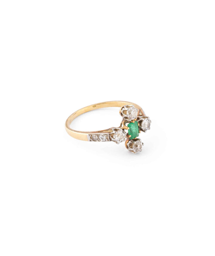 Caillou Paris Bague Ancienne Emeraude Mahdi Droite