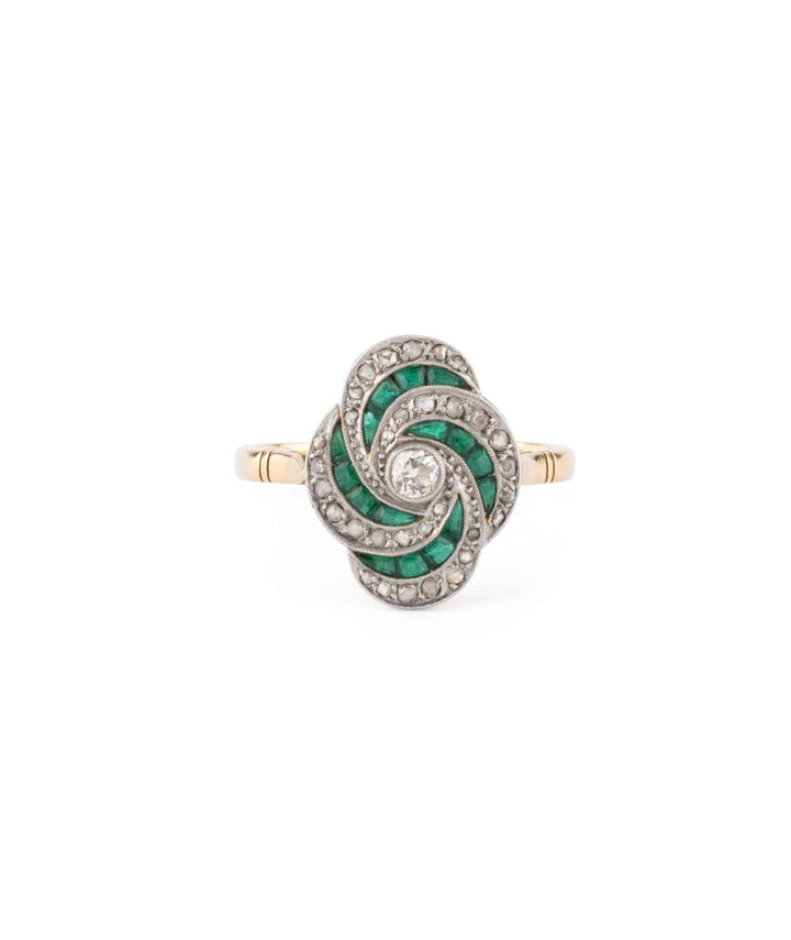 Caillou Paris Bague Ancienne Emeraude Yasu