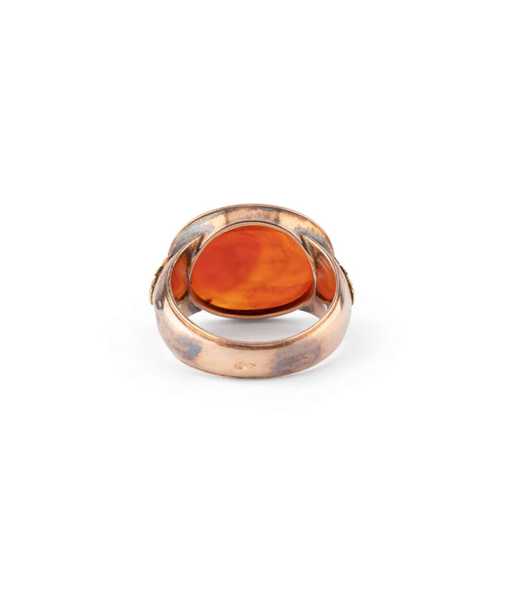 Caillou Paris Bague Ancienne Intaille Nahel Dos