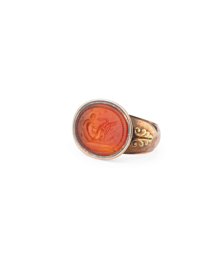 Caillou Paris Bague Ancienne Intaille Nahel