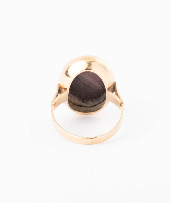 Caillou Paris - Bague ancienne nacre Malar dos