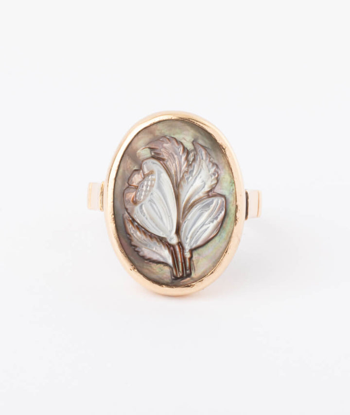 Caillou Paris - Bague ancienne nacre Malar
