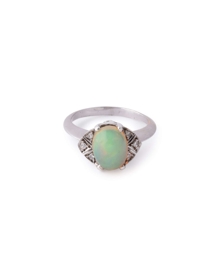 Caillou Paris Bague Ancienne Opale Beraya