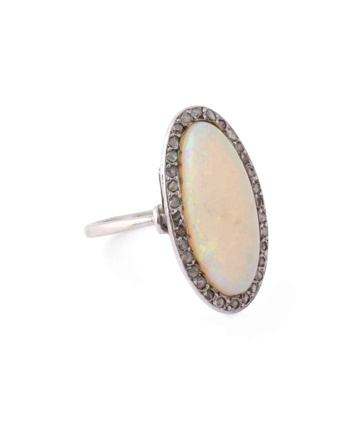 Caillou Paris Bague Ancienne Opale Earla Cote Droit