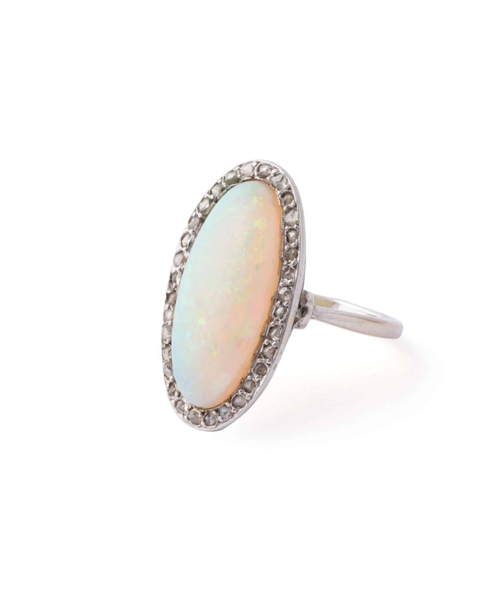 Caillou Paris Bague Ancienne Opale Earla Cote Gauche