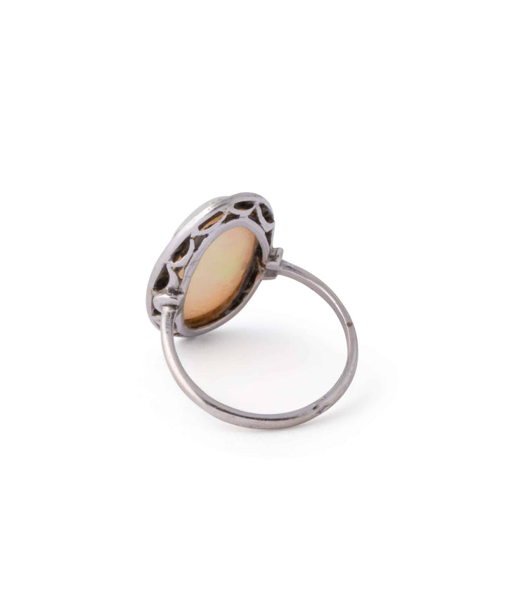 Caillou Paris Bague Ancienne Opale Earla Gauche