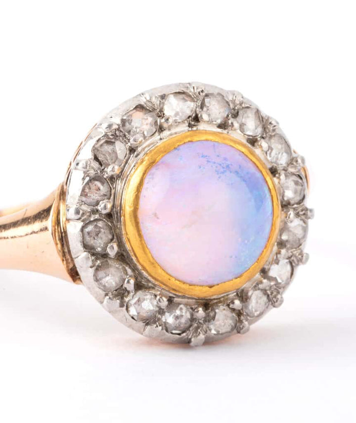 Caillou Paris - Bague ancienne opale Meriwa detail