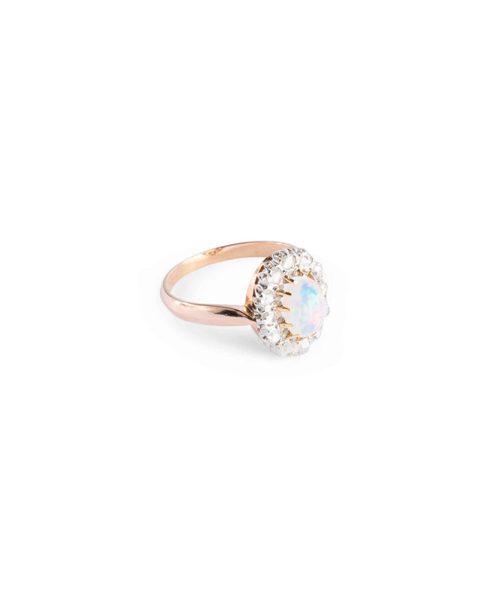 Caillou Paris Bague Ancienne Opale Zitta Droite
