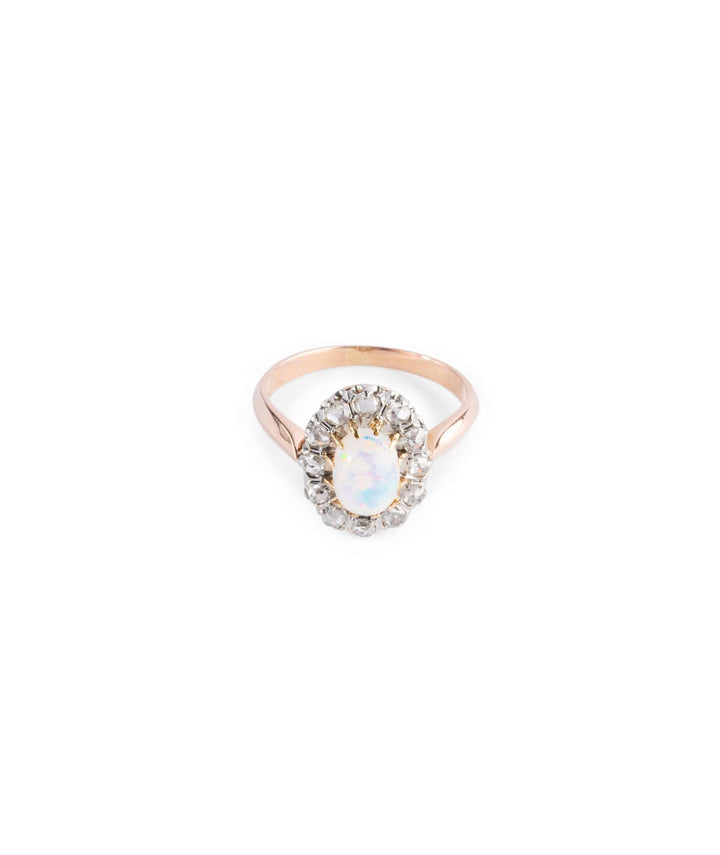Caillou Paris Bague Ancienne Opale Zitta Face