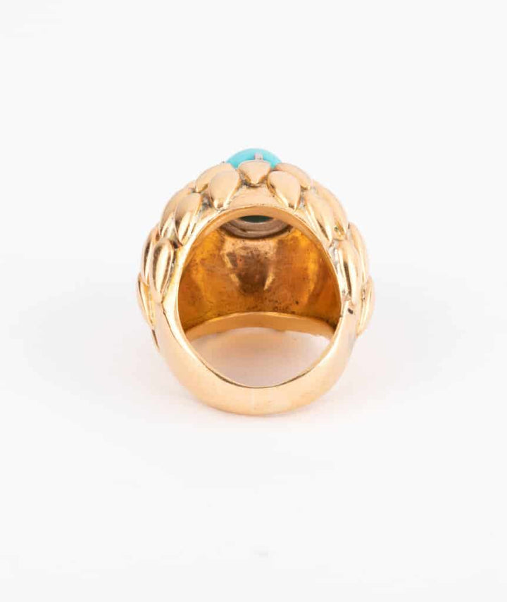 Caillou Paris - Bague ancienne or Alane dos