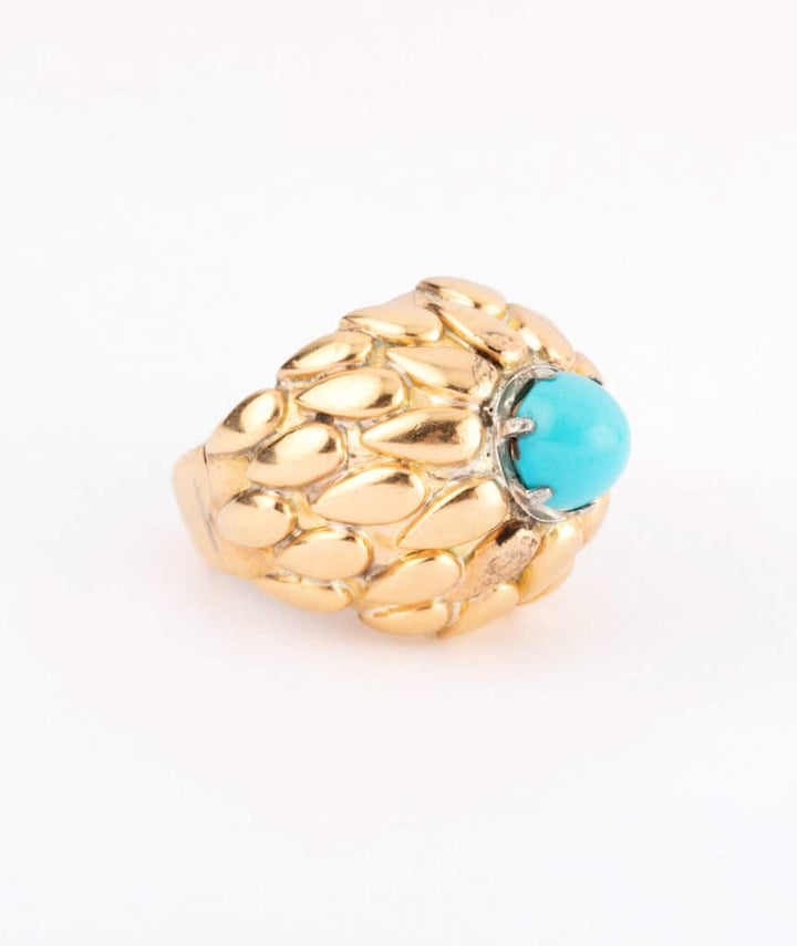Caillou Paris - Bague ancienne or Alane droite
