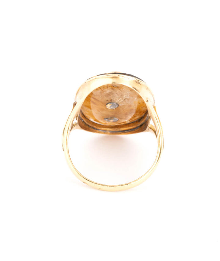 Caillou Paris - Bague ancienne or Asa dos