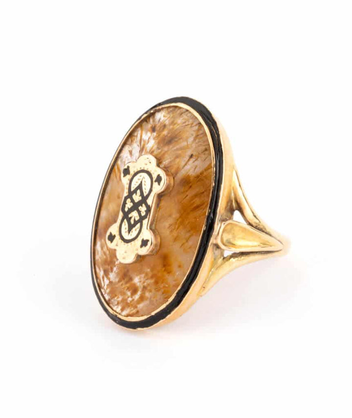 Caillou Paris - Bague ancienne or Asa gauche