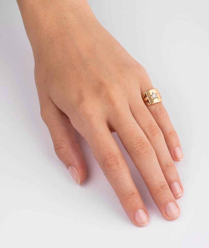 Caillou Paris Bague Ancienne Or Et Diamant Max Porter