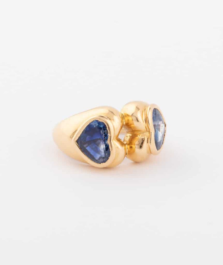 Caillou Paris Bague Ancienne Or Et Saphirs Donan Profil