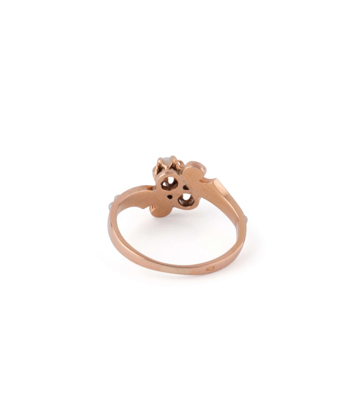 Caillou Paris Bague Ancienne Perles Lella Dos