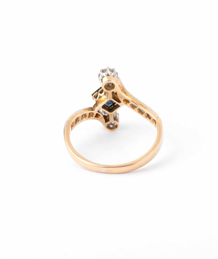 Caillou Paris - Bague ancienne saphie Temara dos