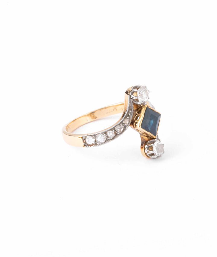 Caillou Paris - Bague ancienne saphie Temara droite