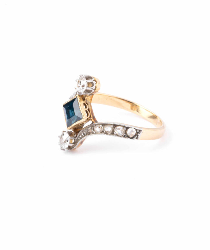 Caillou Paris - Bague ancienne saphie Temara gauche