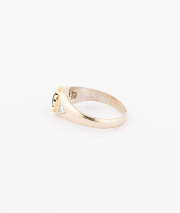 Caillou Paris Bague Ancienne Saphir %22kari%22 Gauche