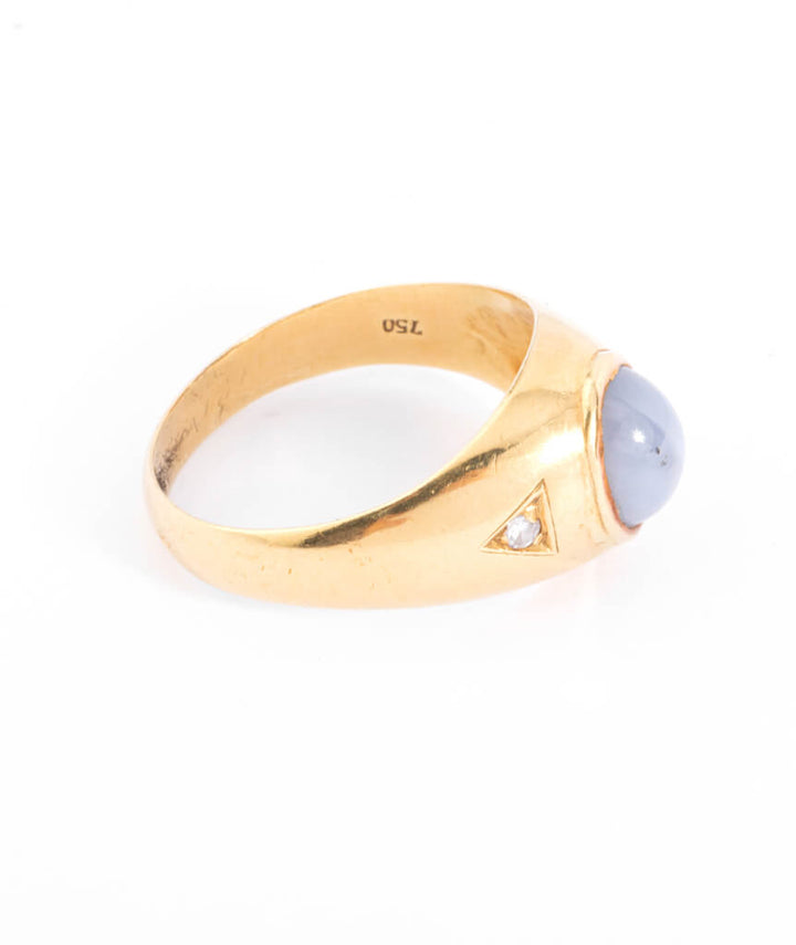 Caillou Paris - Bague ancienne saphir Asdrig droite