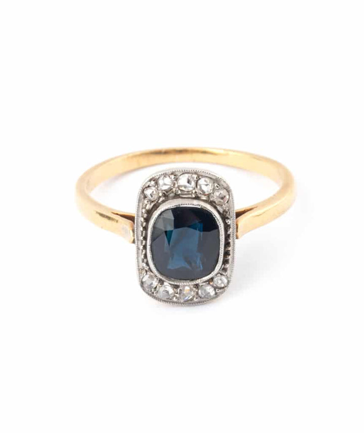 Bague ancienne saphir Nilam - Caillou Paris