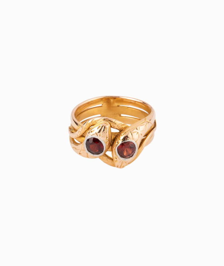 Caillou Paris - Bague ancienne serpent Sian