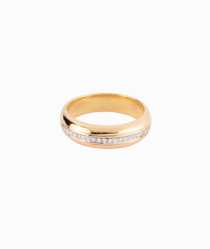 Caillou Paris - Bague ancienne trois ors Gabor